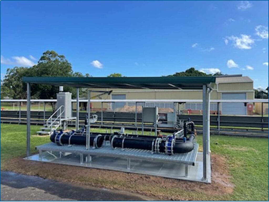 CNC QLD team performing wastewater infrastructure maintenance in South East Queensland.