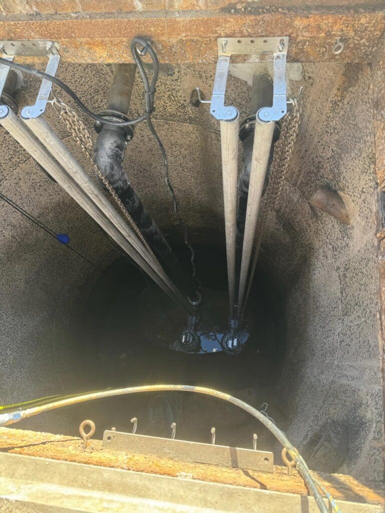 CNC QLD technician servicing a pump station in South East Queensland.